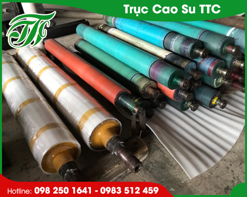 Trục cao su ngành bao bì nhựa